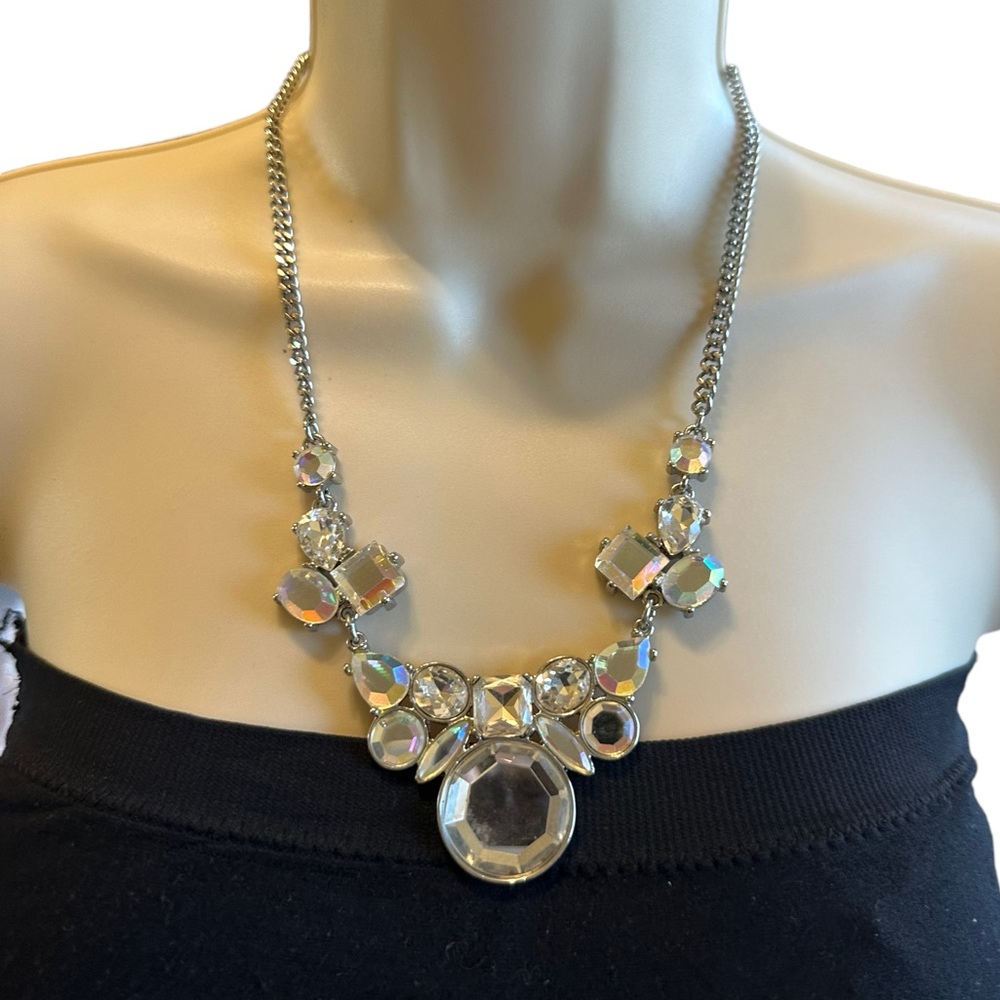 Loft Rhinestone Statement Necklace